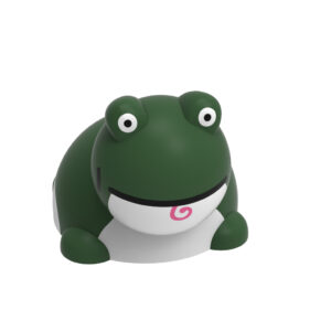 Liten frosk - 3D lekeplassfigur i gummi