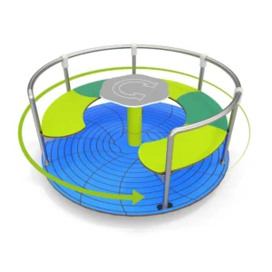 Snurrekarusell med fartshjul – karusell til lekeplass