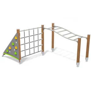 Klatrestativ ECO med nett og armgang