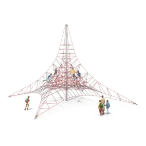 Klatrepyramide 9 m - klatretårn til lekeplass