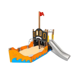 Lekehus - Båt med sandkasse